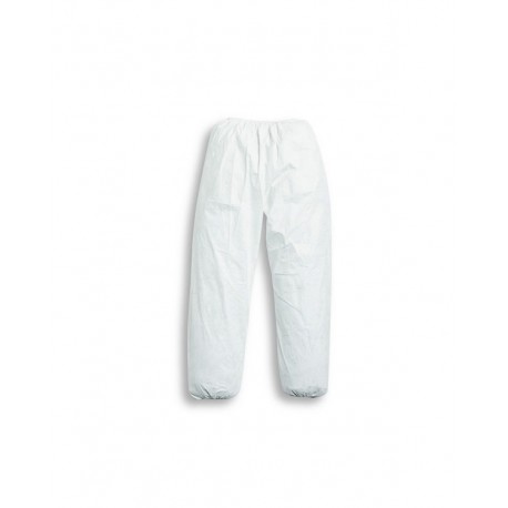 Pantalone da lavoro tessuto non tessuto bianco con elastico-Tyvek practik