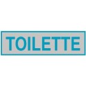 Cartello adesivo toilette