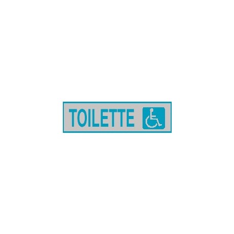 Cartello adesivo toilette disabili