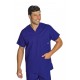 Casacca da lavoro colours scollo a V maniche corte unisex polyestere e cotone per infermieri- Isacco