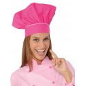 Cappello cuoco femminile fuxia/rosa per cake design- Isacco