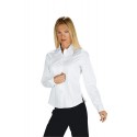 Camicia da lavoro donna bianca Tenerife Stretch maniche lunghe- Isacco