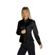 Camicia donna nera Tenerife Stretch maniche lunghe- Isacco
