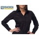 Camicia da lavoro Lisa donna maniche lunghe sfiancata per receptionist, cameriere, hostess- Siggi
