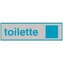 Cartello adesivo toilette Uomo