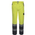 Pantalone da lavoro alta visibilità leggero Lucentex con tasche per operai, operatori ecologici