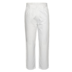 Pantalone da lavoro bianco per uso alimentare e sanitario - Serio