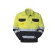 Giubbotto da lavoro bicolore alta visibilità per operai, asfaltisti, manutentori strade- Lucentex
