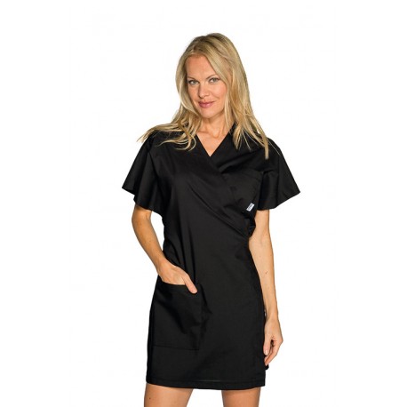 Kimono lungo per estetiste nero - Isacco