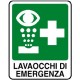 Cartello Lavaocchi di Emergenza 160X210mm