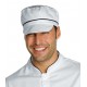Cappello da lavoro unisex Charly con rete e riporti colorati per panifici - pizzerie - caseifici - Isacco