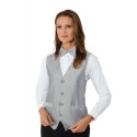 Gilet da lavoro unisex con bottoni silver per camerieri - Isacco