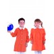 Grembiule asilo unisex Pollicino in vari colori con bottoni e manica lunga - Isacco