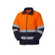 Pile Norberg uomo da lavoro alta visibilità arancio/blu per soccorritori