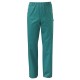 Pantalone da lavoro unisex Milano azzurro/verde per settore sanitario-estetico-ristorativo - Siggi