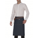 Grembiule da lavoro vita unisex Shannon in blu jeans con tascone - Giblor's