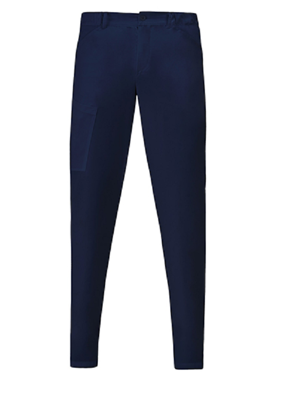 Pantalone da lavoro uomo Elia colorato slim fit con bottone e passanti per  medici - Giblor's - SICURITA.it
