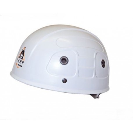 Casco/elmetto protettivo per Ponteggiatore bianco/Ross in ABS cn sottogola - Camp