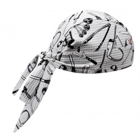 Bandana da lavoro unisex con stampa colorata per cuochi - medici - Egochef
