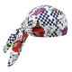 Bandana da lavoro unisex con stampa colorata per cuochi - medici - Egochef