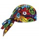 Bandana da lavoro unisex con stampa colorata per cuochi - medici - Egochef