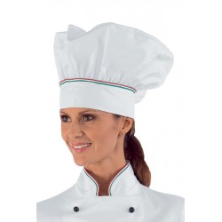 Cappello cuoco tricolore- Isacco