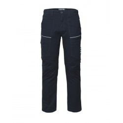 Pantalone da lavoro unisex R-Stretch elasticizzato multistagione - multitasca per operai - Rossini