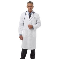 Camice da lavoro uomo Blummer bianco per farmacisti - medici - Siggi Dr. Blue