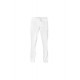 Pantalone da lavoro unisex bianco Rodi con elastico in vita per settore sanitario- Giblor's