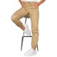 Pantalone/pantagiaffa da lavoro unisex colorato con elastico alle caviglie 115 g/m2 per cuochi/medici - Isacco