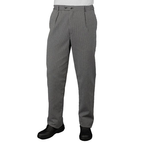 Pantalone cuoco uomo Roller, chiusura con due bottoni e passanti - Isacco -  SICURITA.it