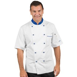 Giacca cuoco uomo Eurochef linea extra large manica corta - Isacco
