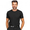 T- shirt da lavoro unisex girocollo nera - Isacco