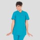 Casacca da lavoro donna Elena con manica corta e bottoni automatici in vari colori per infermiere/estetiste - Garys