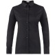 Camicia da lavoro donna Lela con collo classico nero/bianco per cameriere - bariste - Giblor's