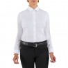 Camicia da lavoro donna Aurora manica lunga per cameriere, bariste bianca - Giblor's