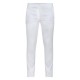 Pantalone da lavoro donna Rebecca bianco taglio elegante slim fit per cameriere, receptionists - Giblor's