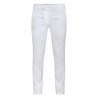 Pantalone da lavoro donna Rebecca bianco taglio elegante slim fit per cameriere, receptionists - Giblor's