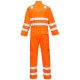 Tuta da lavoro uomo ignifuga Modaflame RIS arancio/blu alta visibilità per benzinai, pompieri - Portwest