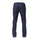 Pantalone da lavoro unisex Boston slim fit blu/grigio elasticizzato con inserti rifrangenti per operai/elettricisti - Siggi