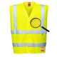 Gilet da lavoro Hi-vis ignifugo ed antistatico con banda riflettente ignifuga cucita Premium - Portwest