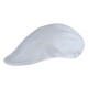 Cappello/coppola da lavoro unisex regolabile con elastico bianco in Lyocel per pizzaioli, cuochi, camerieri - Giblor's