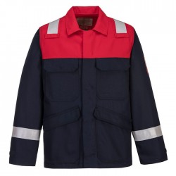 Giacca da lavoro Bizflame plus con protezione saldatura classe 2 per benzinai, pompieri - Portwest