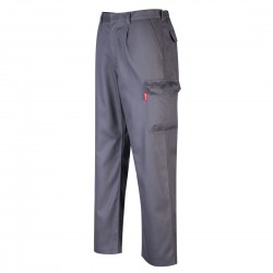Pantalone da lavoro ignifugo Bizweld Cargo con retro vita elastico per benzinai, pompieri - Portwest