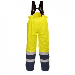 Pantaloni da lavoro Bizflame multinorma arco elettrico Hi-vis per benzinai, pompieri - Portwest