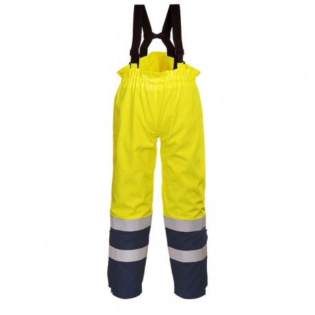 Pantaloni da lavoro Bizflame multinorma arco elettrico Hi-vis per benzinai, pompieri - Portwest