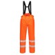 Pantalone da lavoro Bizflame Rain sfoderato multinorma Hi-vis con zip alle caviglie per benzinai, pompieri - Portwest