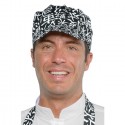 Cappello da lavoro Sam unisex 100 % cotone con visera, per bar, gelaterie, caffetterie, panifici- Isacco