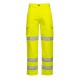 Pantalone da lavoro donna Hi-vis con elastico in vita per benzinai, pompieri - Portwest