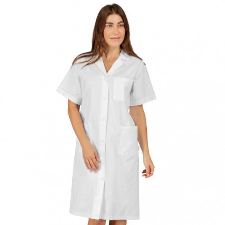 Camice donna Amburgo manica corta 100% cotone con bottoni classici - Isacco